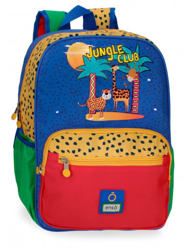 MOCHILA ADAP. 38CM.ENSO JUNGLE CLUB